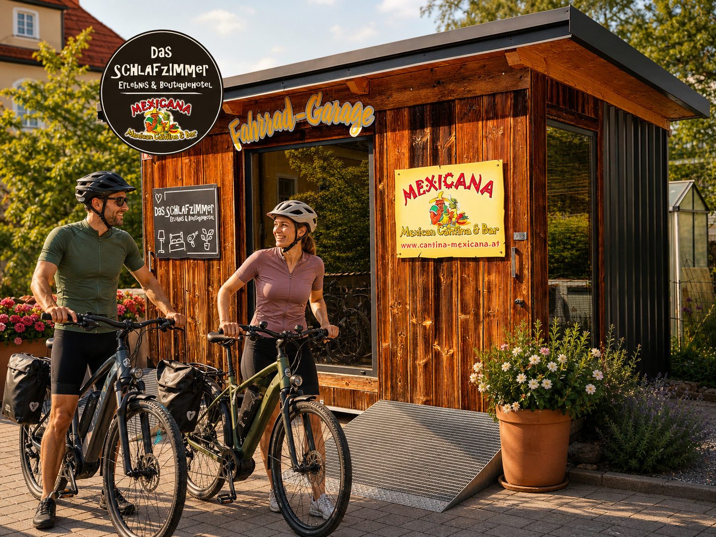 Fahrradgarage Hotel Das Schlafzimmer und Cantina Mexicana in Spittal Kärnten
